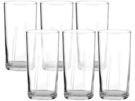 Jogo de Copos de Vidro 300ml 6 Peças Nadir Brisa
