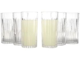 Jogo de Copos de Vidro 350ml 6 Peças Haus Concept Filetto