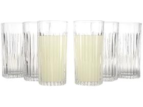 Jogo de Copos de Vidro 350ml 6 Peças Haus Concept Filetto Jogo de Copos de Vidro 350ml 6 Peças Haus Concept Filetto