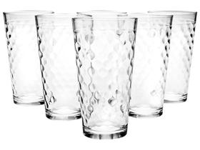 Jogo de Copos de Vidro 350ml 6 Peças Nadir - SM Marrocos