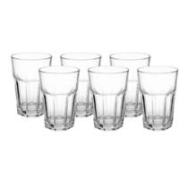Jogo De Copos De Vidro 350ml C/6 Unidades
