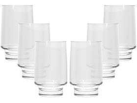 Jogo de Copos de Vidro 360ml 6 Peças Nadir