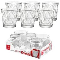 Jogo de Copos de Vidro 6pçs Bormioli Rocco Kaleido 240ml Original Itália