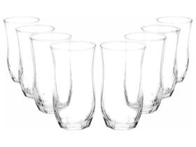 Jogo de Copos de Vidro 8 Peças 360ml