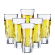 Jogo de Copos de Vidro Asteca 6pcs, 135ml- Ruvolo