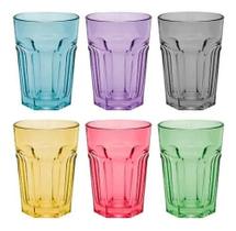 Jogo De Copos De Vidro Boston Colorido 450ml Casambiente Jogo De Copos De Vidro Boston Colorido 450ml Casambiente