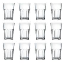 Jogo De Copos De Vidro Bristol Suco Agua 410ml Nadir C/12uni