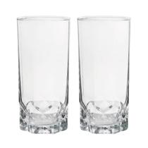Jogo de copos de vidro carol 2 peças 300ml Jogo de copos de vidro carol 2 peças 300ml