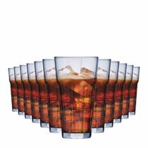 Jogo de Copos de Vidro Conic Max Para Água e Suco 380ml 12 Pcs Ruvolo