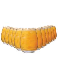 Jogo De Copos de Vidro Emerald para Multiuso 350ml 12pcs - Ruvolo