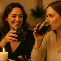 Jogo de Copos de Vidro Fumê 465ml 6 Peças Nadir Aruba SM