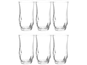 Jogo de Copos de Vidro Long Drink 360ml 6 Peças Nadir Ópera
