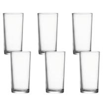 Jogo De Copos De Vidro Long Drink Para Água E Suco 255ml 6pcs Ruvolo