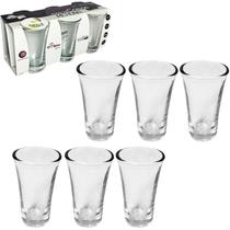 Jogo de copos de vidro merona c/6 pecas 65ml - em casa Jogo de copos de vidro merona c/6 pecas 65ml - em casa