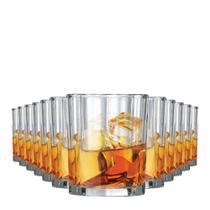 Jogo de Copos de Vidro Octon On The Rocks para Whisky 280ml, 12 pcs Ruvolo