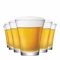 Jogo de Copos de Vidro Old Fashioned para Cerveja 220ml, 6 pcs Ruvolo