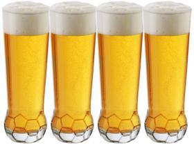 Jogo de Copos de Vidro para Cerveja Transparente