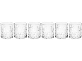 Jogo de Copos de Vidro para Whisky 310ml 6 Peças Requinte - casambiente