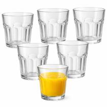 Jogo de Copos de Vidro Resistente Para Água Suco 300ml 6pcs Jogo de Copos de Vidro Resistente Para Água Suco 300ml 6pcs