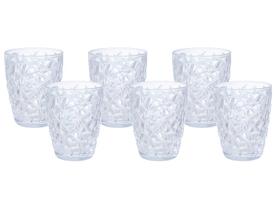 Jogo de Copos de Vidro Transparente 290ml 6 Peças Hauskraft Levante