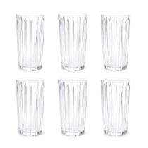 Jogo de Copos de Vidro Transparente Rosewood Long Drink 370ml 6 peças - Vista Home Jogo de Copos de Vidro Transparente Rosewood Long Drink 370ml 6 peças - Vista Home