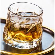 Jogo De Copos De Vidro Whisky Giratório 360 Com Base Inox Térmica Bebidas Gin Drinks Bar - 150ml - XDX