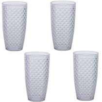 Jogo De Copos Drink/suco 800ml Luxxor Paramount 4 Peças 1142 Paramount