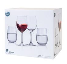 Jogo De Copos E Taças Barone Premium Kit Exclusivo 8 peças Nadir Jogo De Copos E Taças Barone Premium Kit Exclusivo 8 peças Nadir