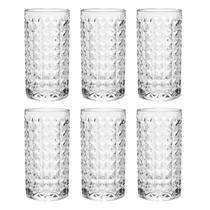 Jogo De Copos Em Vidro 6 Peças 310ml Água Refrigerante Suco Jogo De Copos Em Vidro 6 Peças 310ml Água Refrigerante Suco