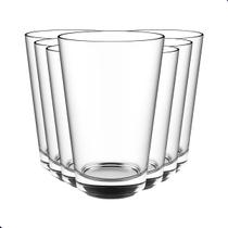 Jogo De Copos Em Vidro Kit 12 Peças Cozinha Água Suco Drink