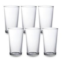 Jogo De Copos Em Vidro Kit 6 Peças Cozinha Água Suco Drink - Original Glass