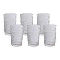 Jogo de Copos Long Drink Bee em Vidro com 6 Peças 380ml - Hauskraft