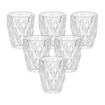 Jogo De Copos Lyor Diamond Transparente - 6 Peças Jogo De Copos Lyor Diamond Transparente - 6 Peças
