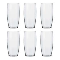 Jogo de Copos Nadir Oca Long Drink de Vidro Liso com 6 Peças 300ml Jogo de Copos Nadir Oca Long Drink de Vidro Liso com 6 Peças 300ml