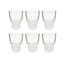 Jogo de Copos Olímpia em Vidro c/ 6 peças de 330ml - Kehome