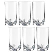 Jogo de copos para água Gremax 20.589.230 Bohemia Trio com 6 copos em cristal 230ml