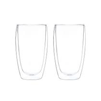 Jogo de copos parede dupla em vidro Maxwell & Williams Blend 450ml 2 peças