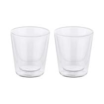 Jogo de copos parede dupla Maxwell & Williams Blend 200ml 2 peças incolor Jogo de copos parede dupla Maxwell & Williams Blend 200ml 2 peças incolor