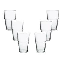Jogo de Copos Sali de Vidro 6 Peças 350ml - Hercos Jogo de Copos Sali de Vidro 6 Peças 350ml - Hercos