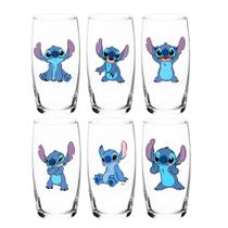 Jogo de Copos Stitch Nadir Oca Long Drink de Vidro Liso com 6 Peças 300ml Jogo de Copos Stitch Nadir Oca Long Drink de Vidro Liso com 6 Peças 300ml