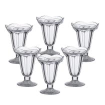 Jogo De Copos Taça Para Sundae 200Ml Kit Com 6 Peças Jogo De Copos Taça Para Sundae 200Ml Kit Com 6 Peças