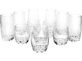 Jogo de Copos Vidro 12 Peças Casambiente - Noruega