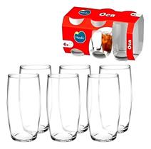 Jogo De Copos Vidro 300ml Kit 6 Nadir Oca Para Suco e Água Jogo De Copos Vidro 300ml Kit 6 Nadir Oca Para Suco e Água