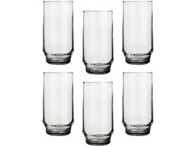 Jogo de Copos Vidro 6 Peças 410ml - Nadir Lights LD Jogo de Copos Vidro 6 Peças 410ml - Nadir Lights LD