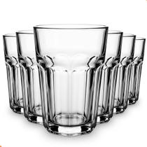 Jogo De Copos Vidro Kit 6 Peças 350ml Cozinha Água Suco