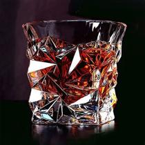 Jogo de Copos Vidro Whisky Licor Luxuoso Sofisticado 300ml