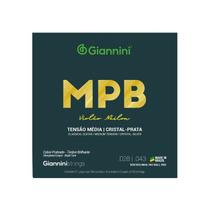 Jogo de Corda Violão Nailon Cristal-Prata Giannini MPB Média