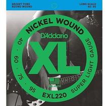 Jogo De Cordas D'addario Exl220 .040 Para Baixo 4 Cordas