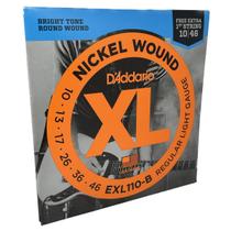 Jogo de cordas D'Addario Guitarra 10-46 EXL110-B Regular