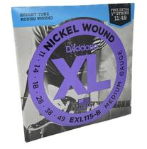 Jogo de cordas D'Addario Guitarra 11-49 EXL115-B Medium Jogo de cordas D'Addario Guitarra 11-49 EXL115-B Medium